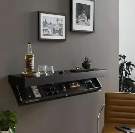 Designer Shelf With hidden storage