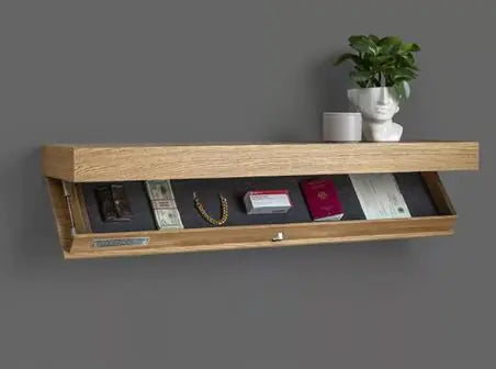 Designer Shelf With hidden storage