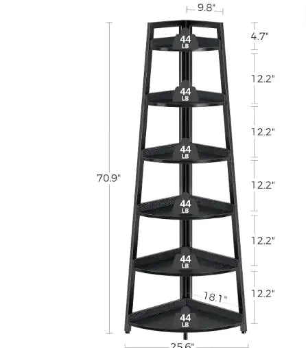 6th Floor Corner Bookshelf